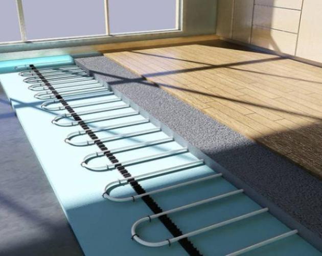 Укладка ламината на теплый пол